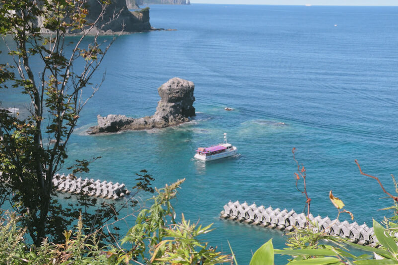 水中展望船ゴメ島周辺